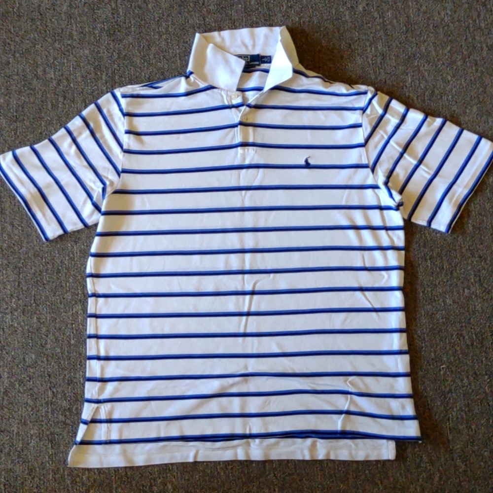 Pin stripe polo